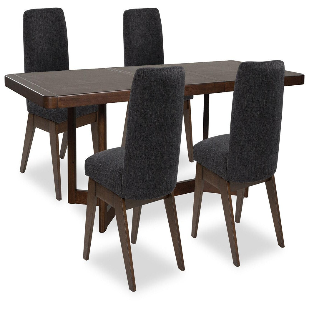 Dilenno Extension Dining Table and 4 Chairs (PCD857-SI)