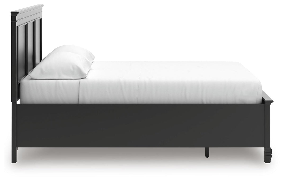 Lanolee Panel Storage Bed - Black  (B687-SI) - Image 6