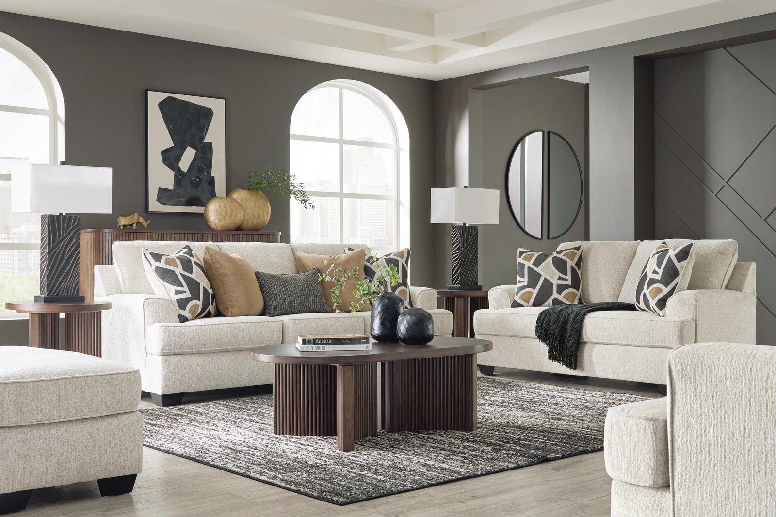 Heartcort Sofa, Loveseat, Oversized Chair and Ottoman (44604-SI) - Image 17
