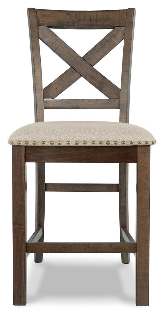 Moriville Counter Height Dining Table and 6 Barstools (D631-SI) - Image 6