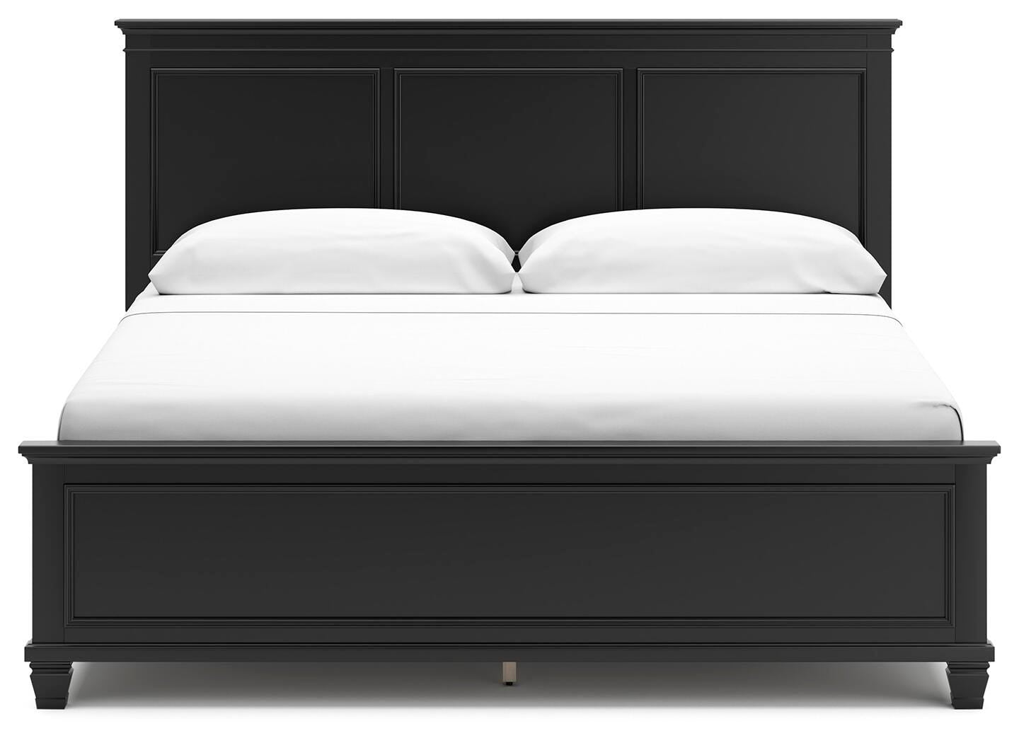 Lanolee Panel Bed, Dresser, Mirror, Chest and 2 Nightstands - Black  (B687-SI) - Image 17