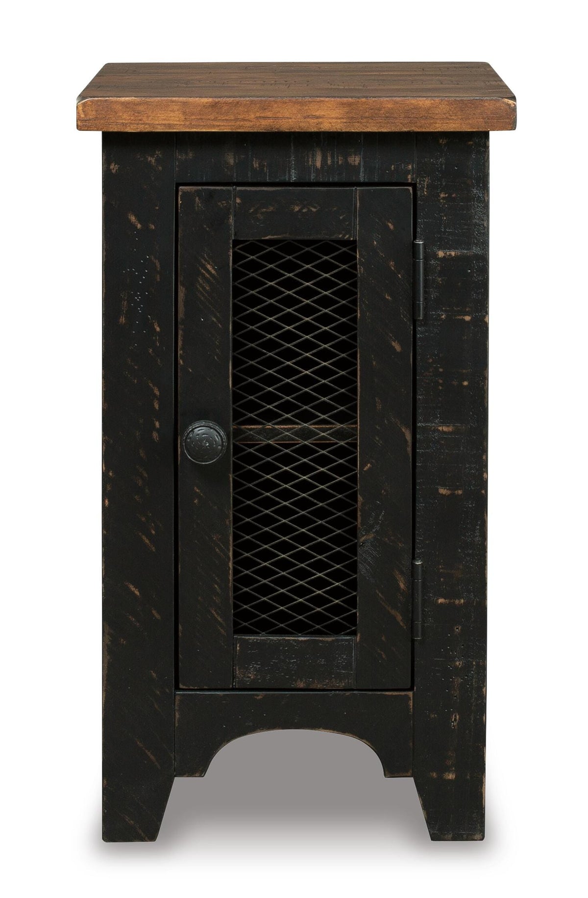 Valebeck Chairside End Table - Black/Brown  (T468-SI) - Image 6