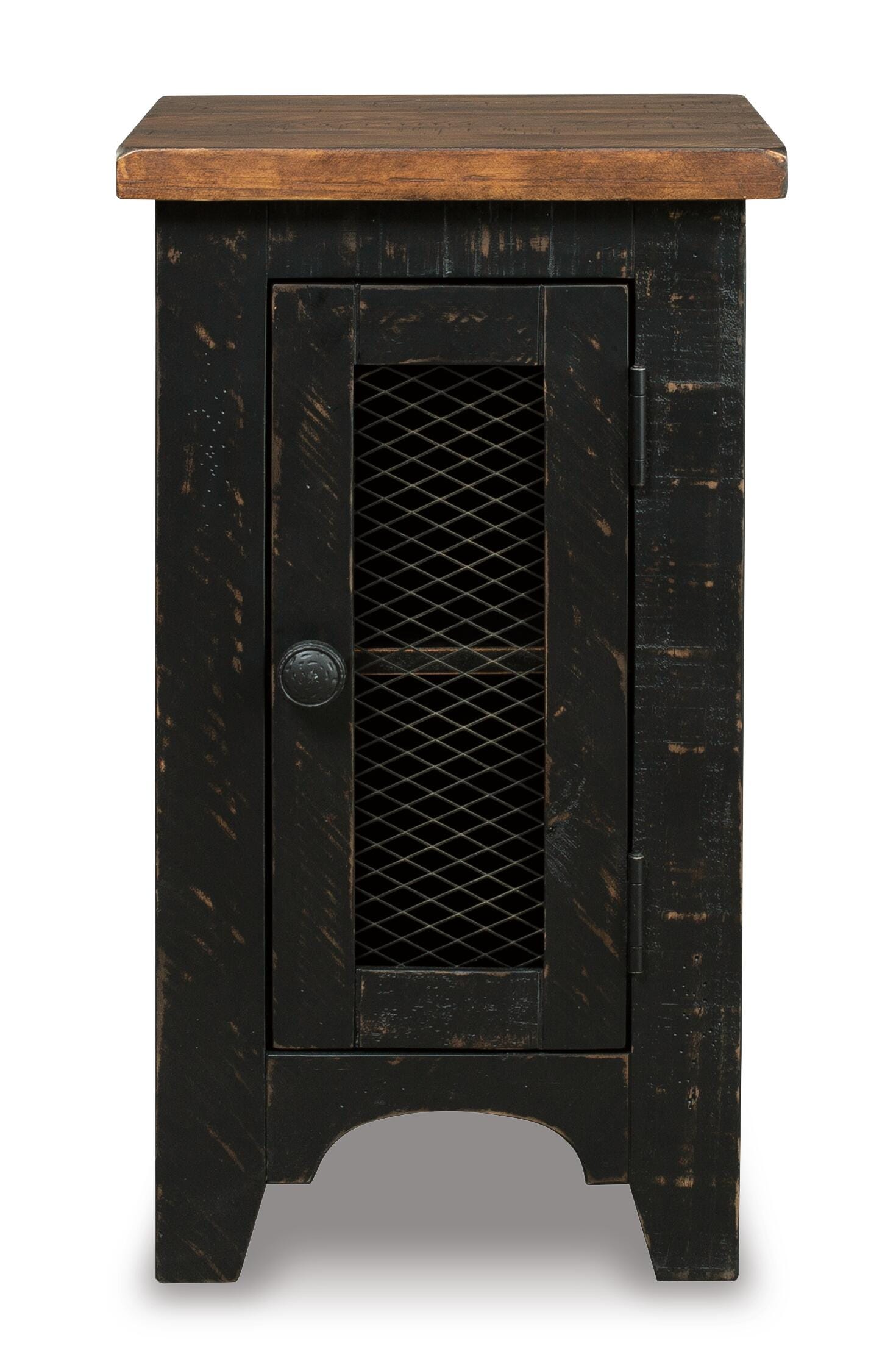 Valebeck Chairside End Table - Black/Brown  (T468-SI) - Image 6
