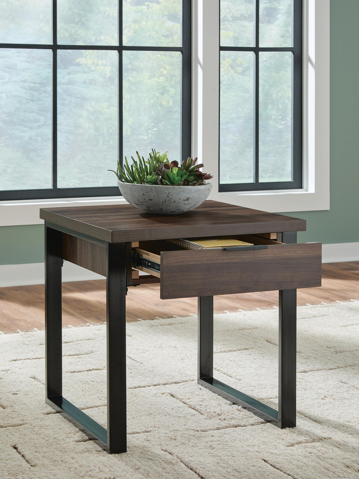 Wickman Falls End Table - Dark Brown  (T318-SI) - Image 7