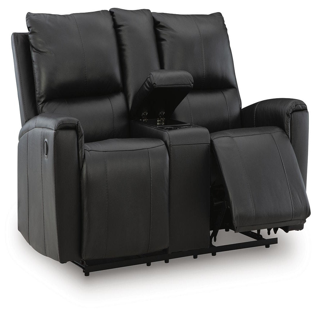 Glossmore Reclining Loveseat with Console (PCU11700-SI) - Image 4