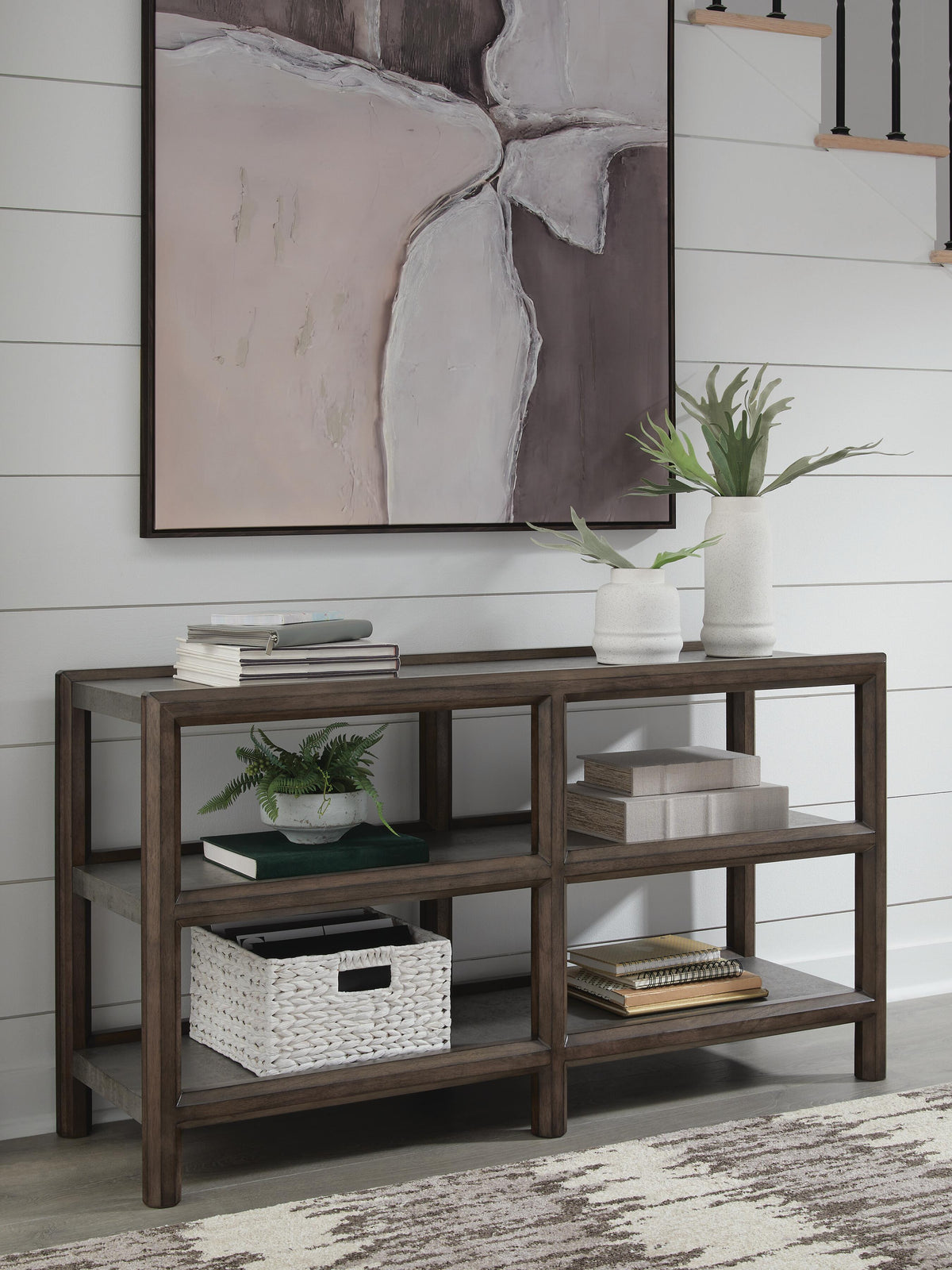 Kallenny Sofa Table - Brown/Gray  (T669-SI) - Image 2