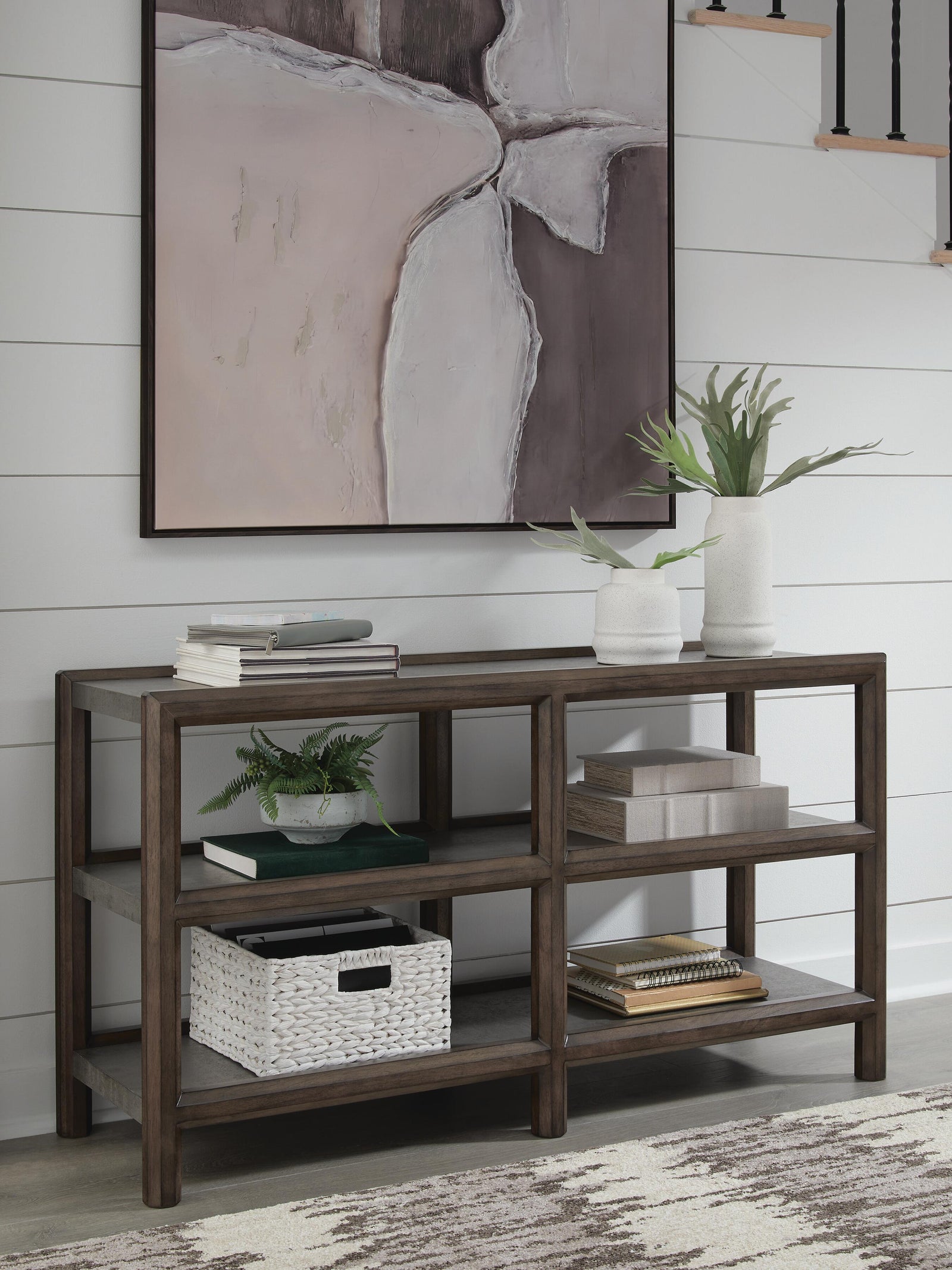 Kallenny Sofa Table - Brown/Gray  (T669-SI) - Image 2