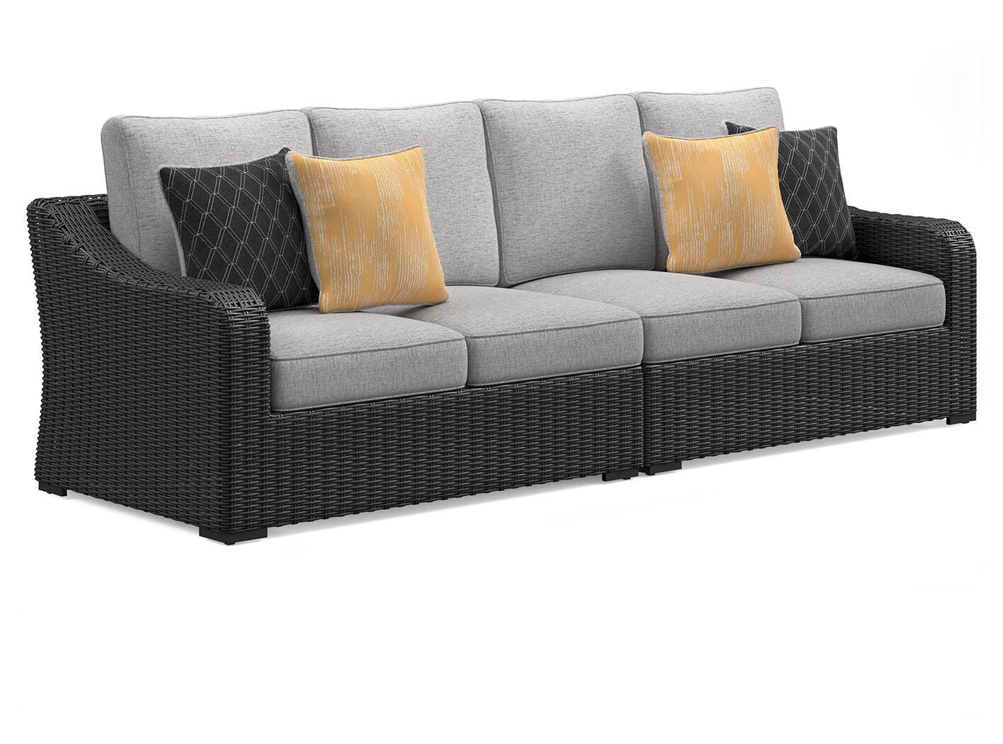 Beachcroft 2-Piece Outdoor Loveseat with Cushion (P792-SI) - Image 10