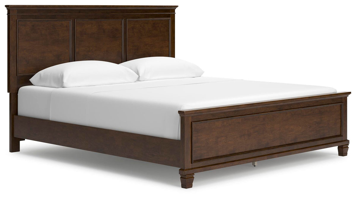 Danabrin Panel Bed, Dresser and Mirror - Brown  (B685-SI) - Image 8