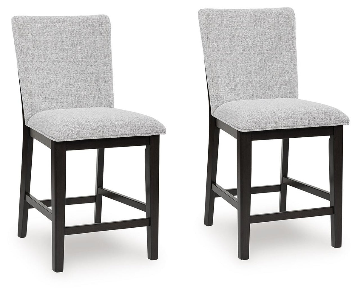 Neymorton Counter Height Barstool (Set of 2) (D618-SI)
