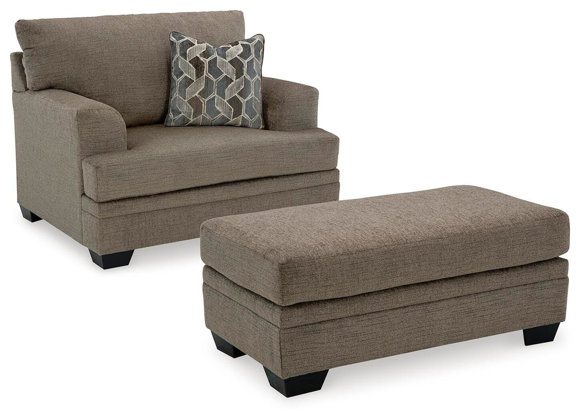 Stonemeade Sofa, Loveseat, Oversized Chair and Ottoman (59505-SI) - Image 9