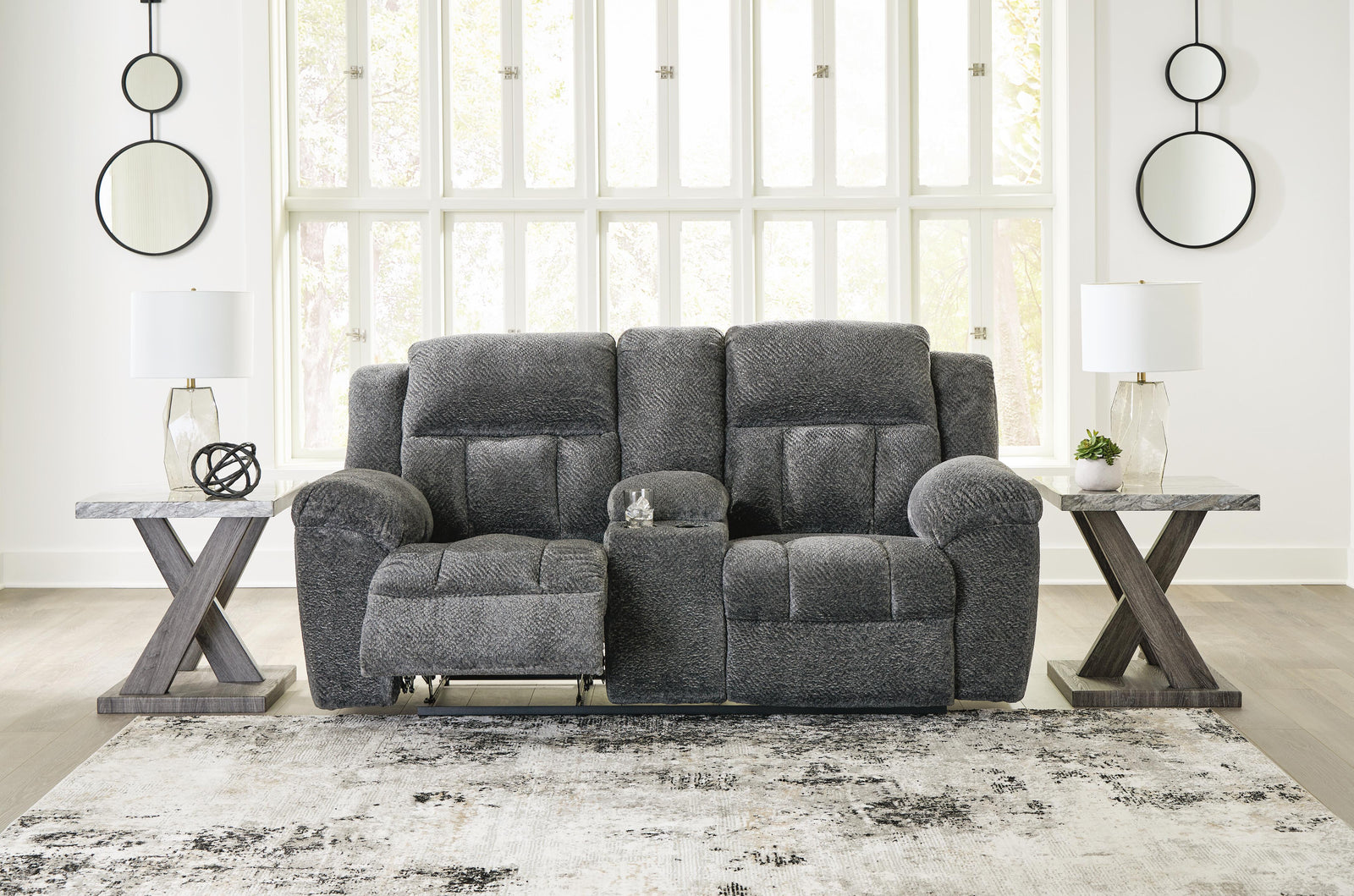 Frohn Reclining Loveseat with Console (37406-SI) - Image 22