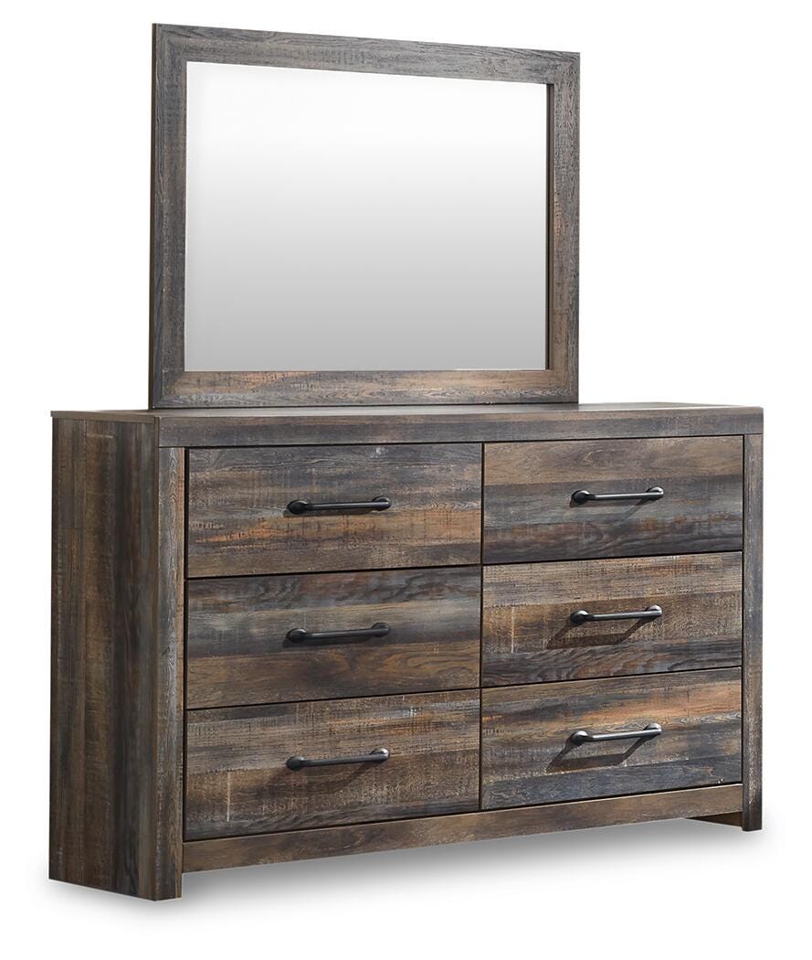 Drystan Bookcase Storage Bed, Dresser, Mirror, Chest and Nightstand (B211-SI) - Image 3