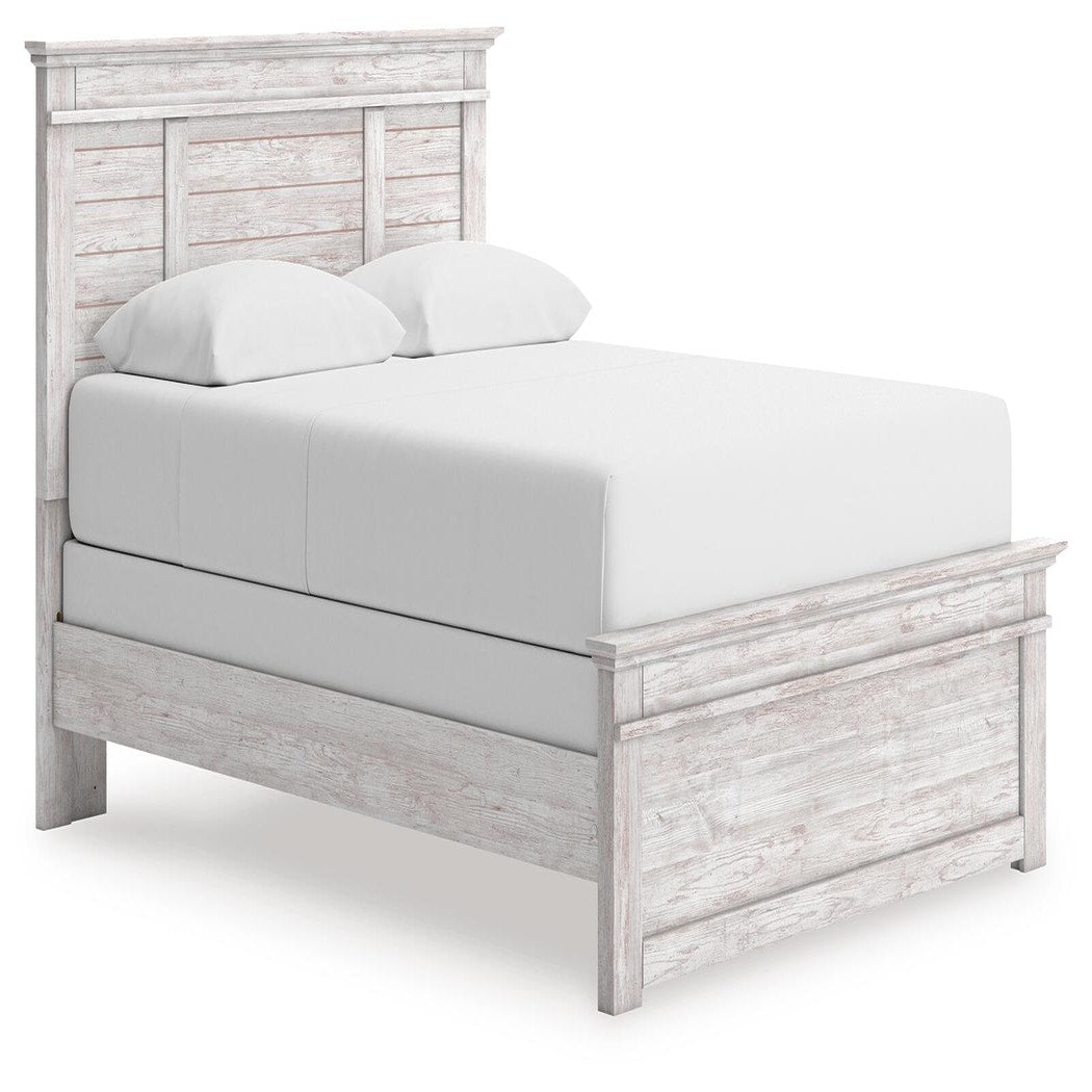 Makidern Queen Panel Bed, Dresser, Mirror and Nightstand (PCB1171-SI) - Image 10