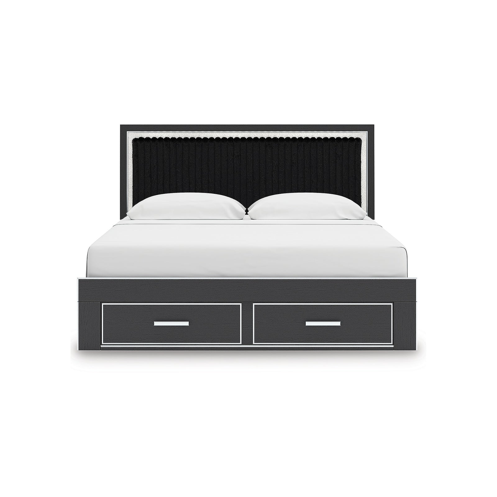 Zuraleus King Storage Bed, Dresser, Mirror, Chest and Nightstand (PCB3380-SI) - Image 17