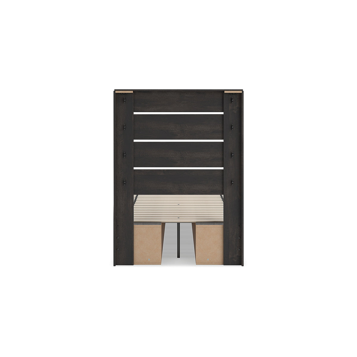 Hollivern Twin Panel Bed with Storage (PCB2108-SI) - Image 6