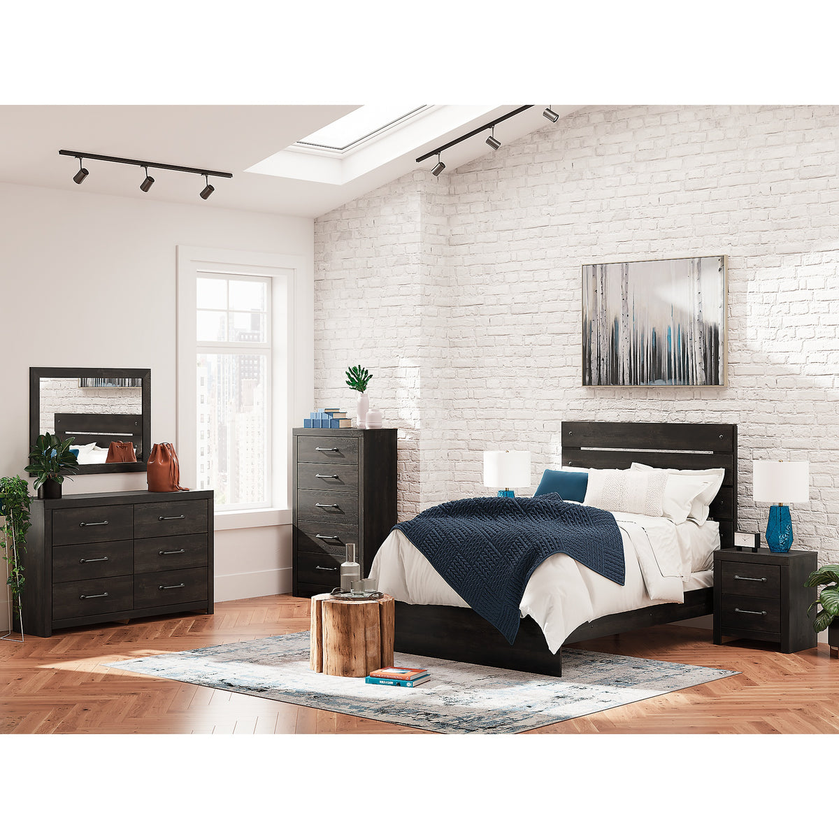 Hollivern Full Panel Bed (PCB2108-SI) - Image 10
