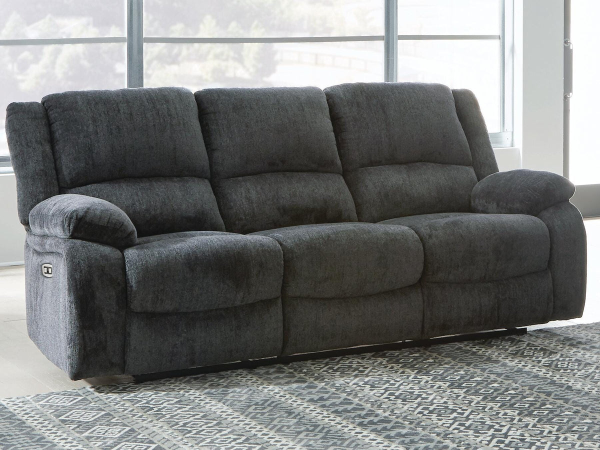Draycoll Power Reclining Loveseat with Console (76504-SI) - Image 29