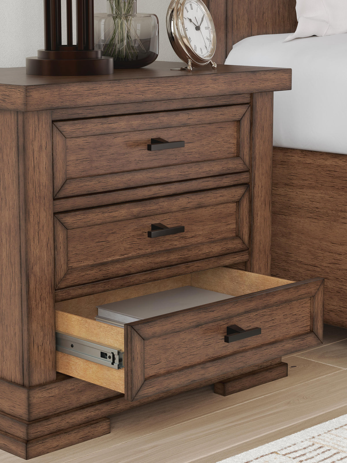Taffenbrook Nightstand - Medium Brown  (B849-SI) - Image 10