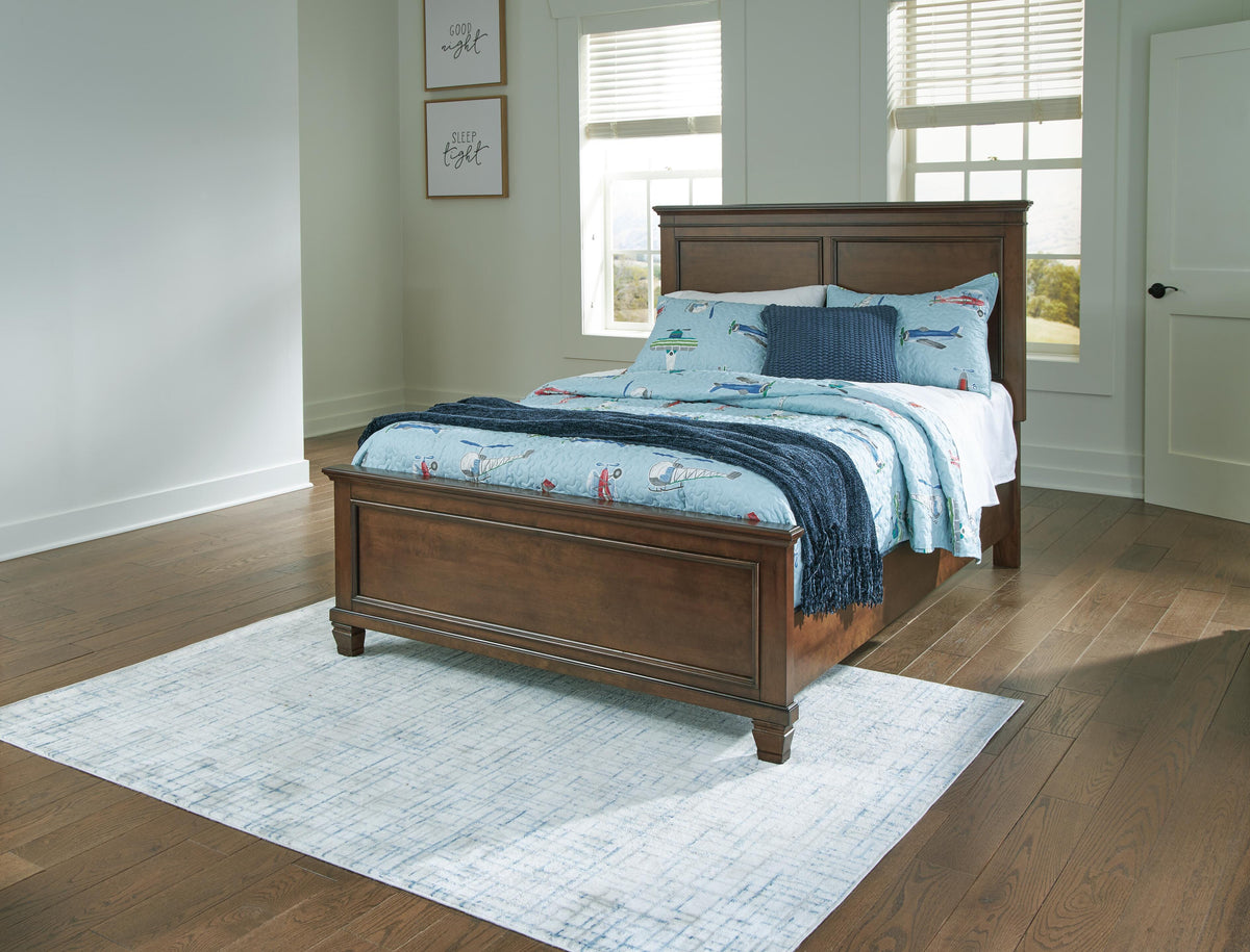 Danabrin Panel Bed, Dresser and Mirror - Brown  (B685-SI) - Image 13