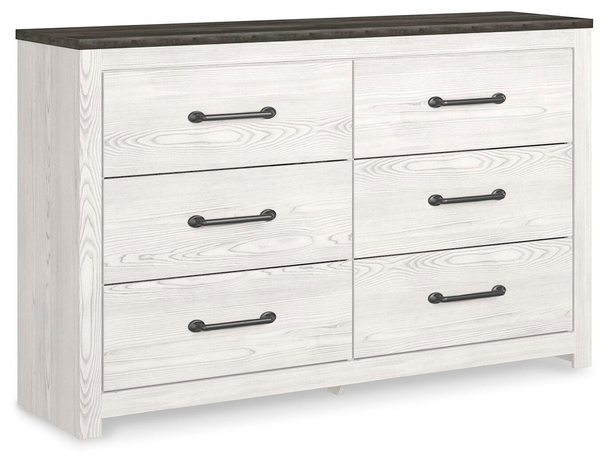 Gerridan Panel Bed, Dresser, Chest and Nightstand - White/Gray  (B1190-SI) - Image 2