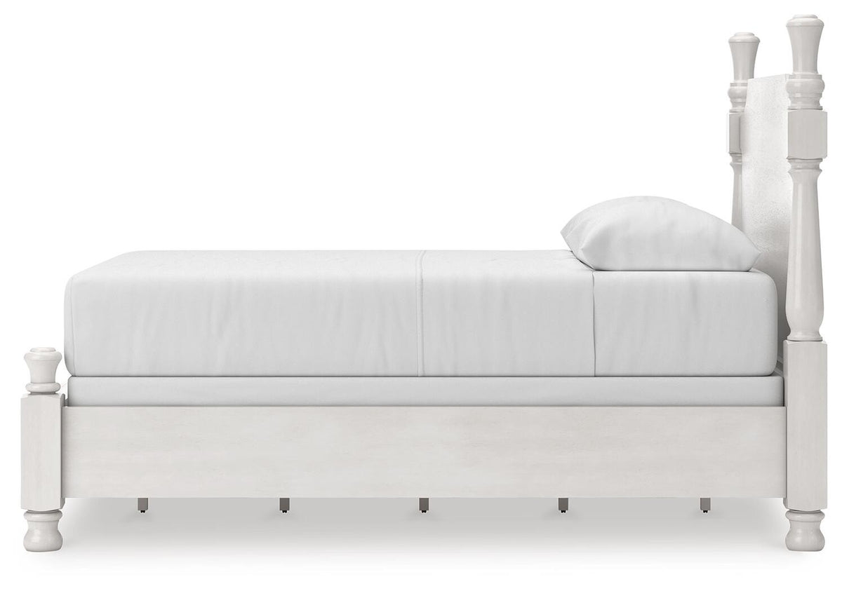 Rowlenstown Queen Poster Bed, Dresser and Mirror (PCB823-SI) - Image 13
