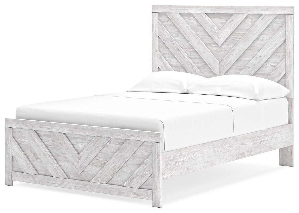 Cayboni Panel Bed, Dresser and Nightstand (B3788-SI) - Image 15