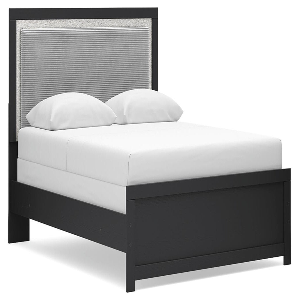 Maeling Queen Panel Bed, Dresser, Mirror and Nightstand (PCB1115-SI) - Image 3