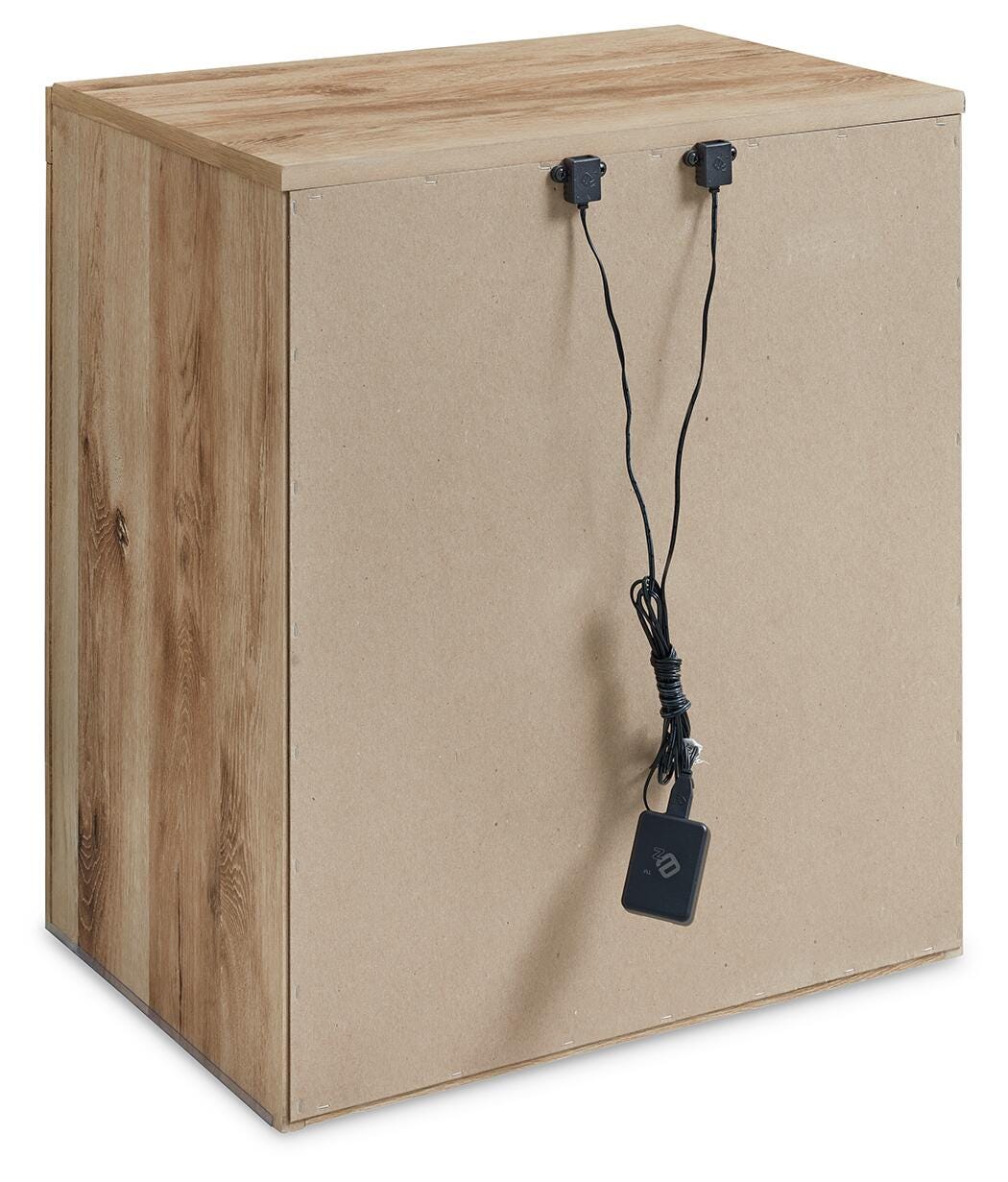 Hyanna Panel Bed and Nightstand (B1050-SI) - Image 10