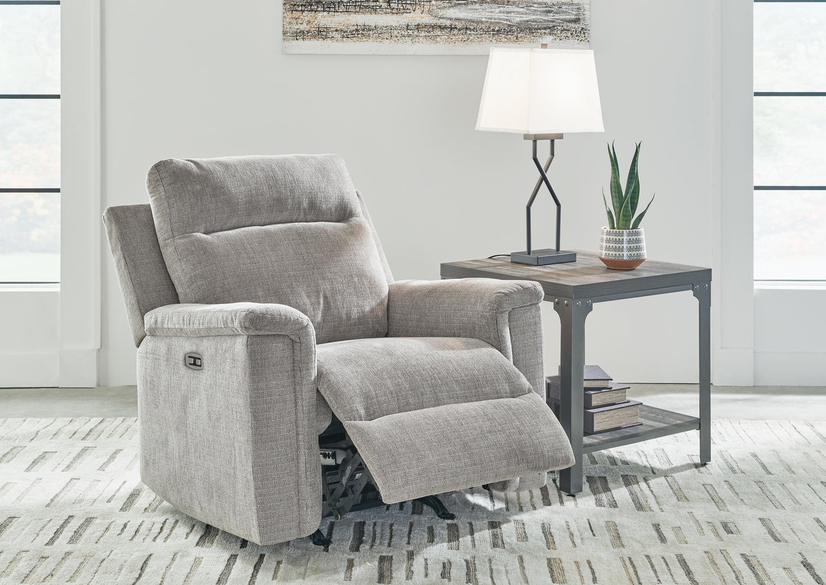 Barnsana Power Reclining Loveseat with Console (33201-SI) - Image 22