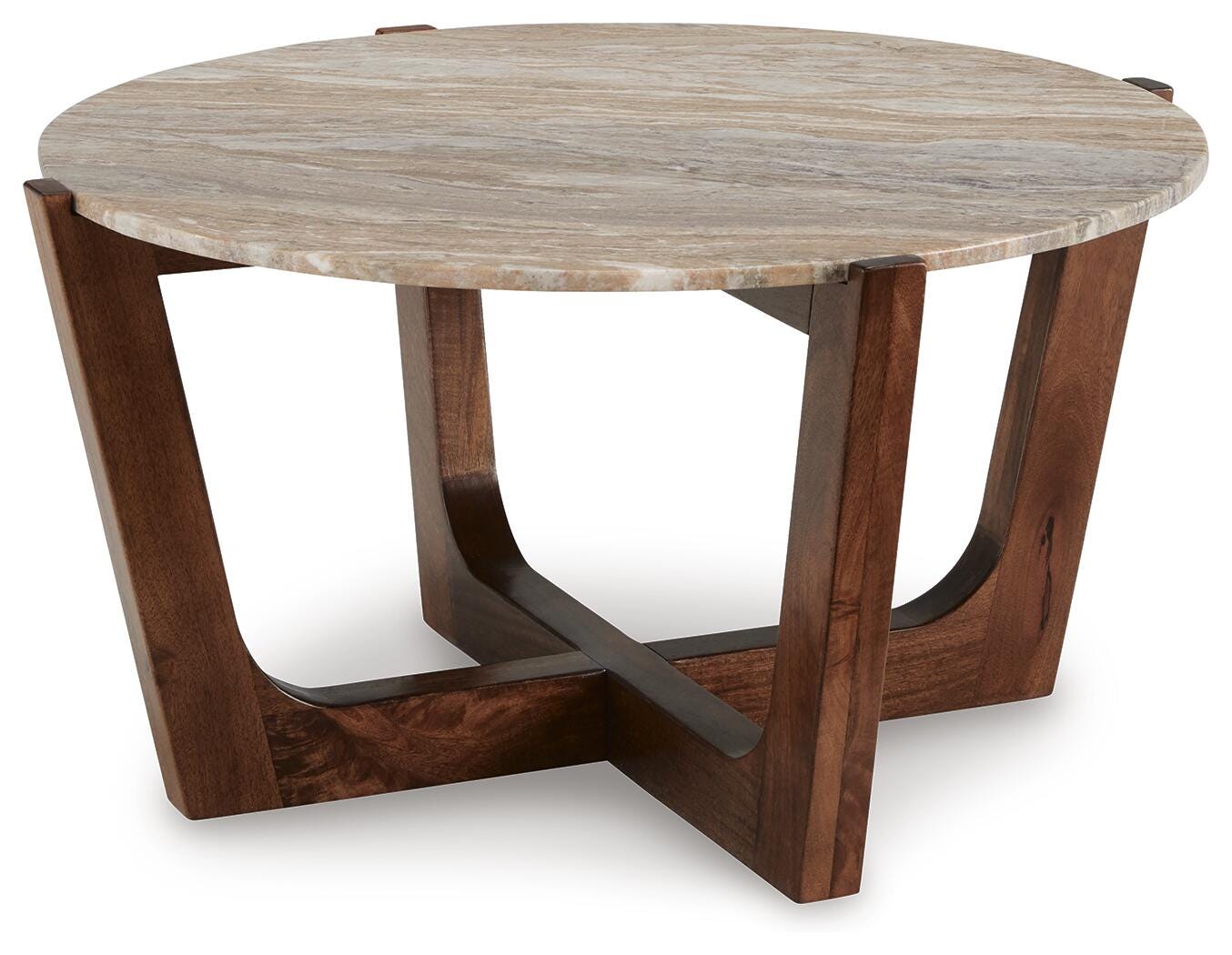 Tanidore Coffee Table - Warm Brown  (T667-SI)