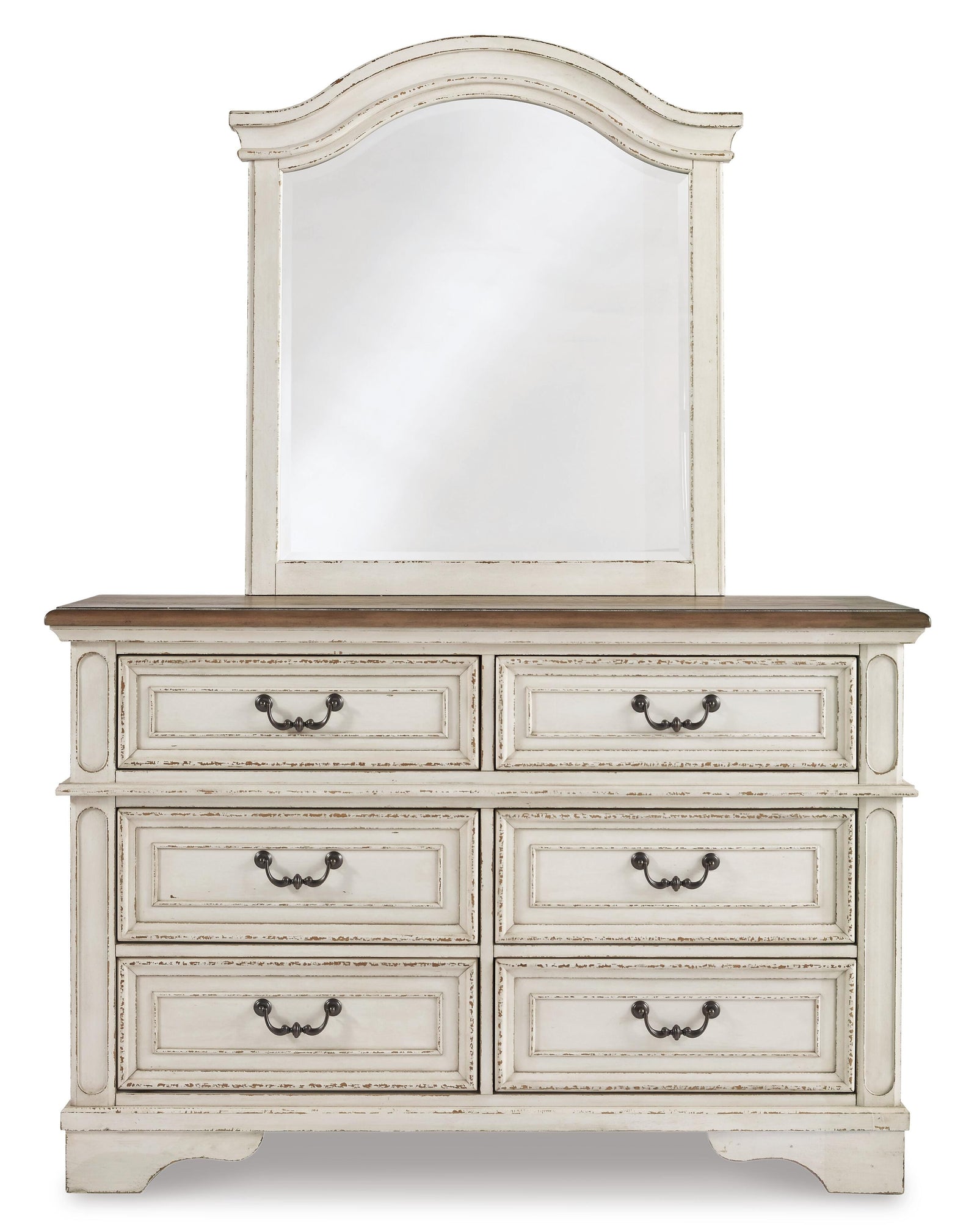 Realyn Dresser and Mirror (Youth) - Chipped White  (B743-SI) - Image 5