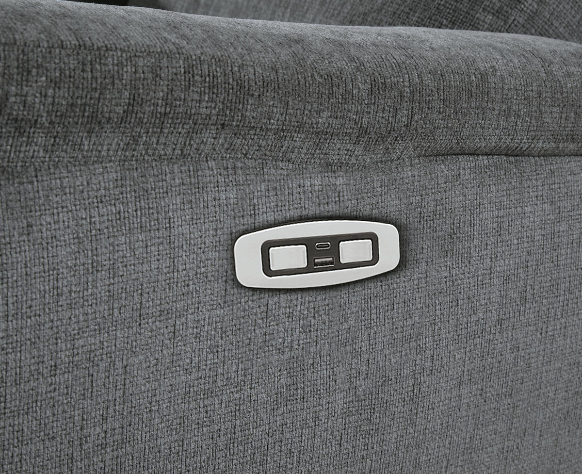 Barnsana Power Reclining Sofa, Loveseat and Recliner (33202-SI) - Image 24
