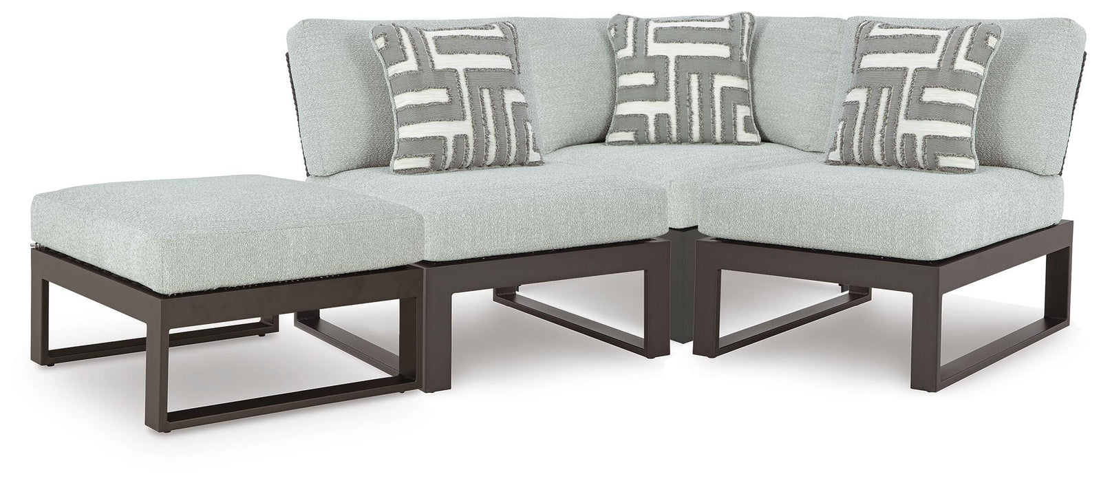 Beachloft 4-Piece Outdoor Sectional (P490-SI) - Image 2