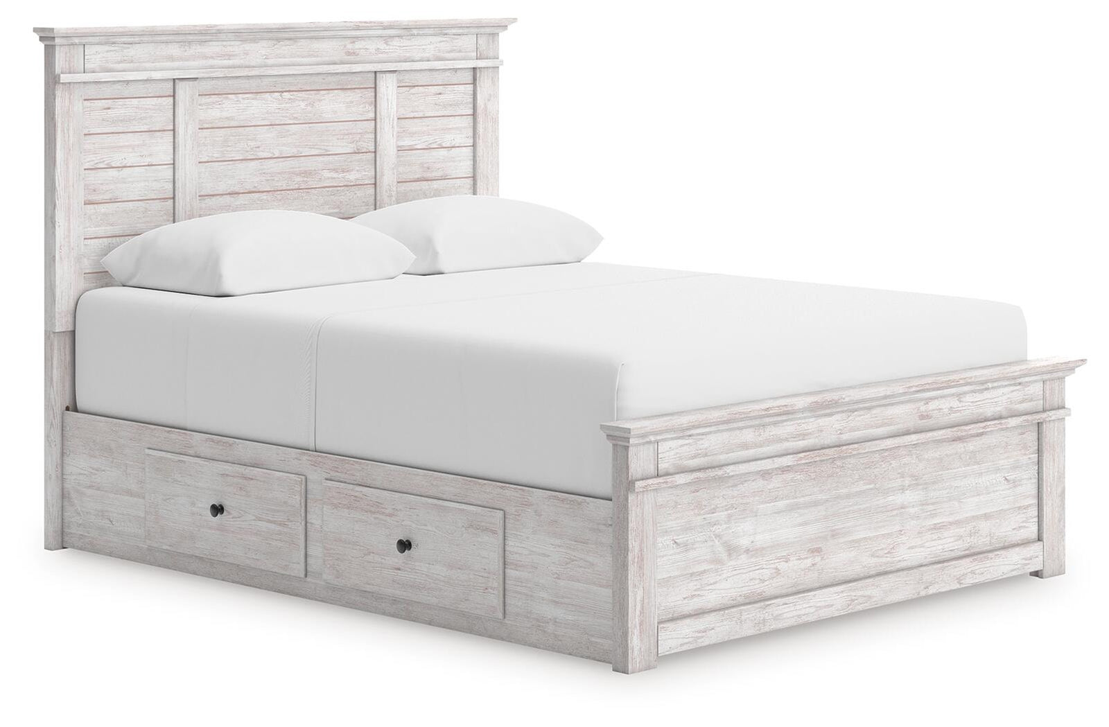 Makidern Queen Panel Bed with Storage, Dresser and Mirror (PCB1171-SI) - Image 10