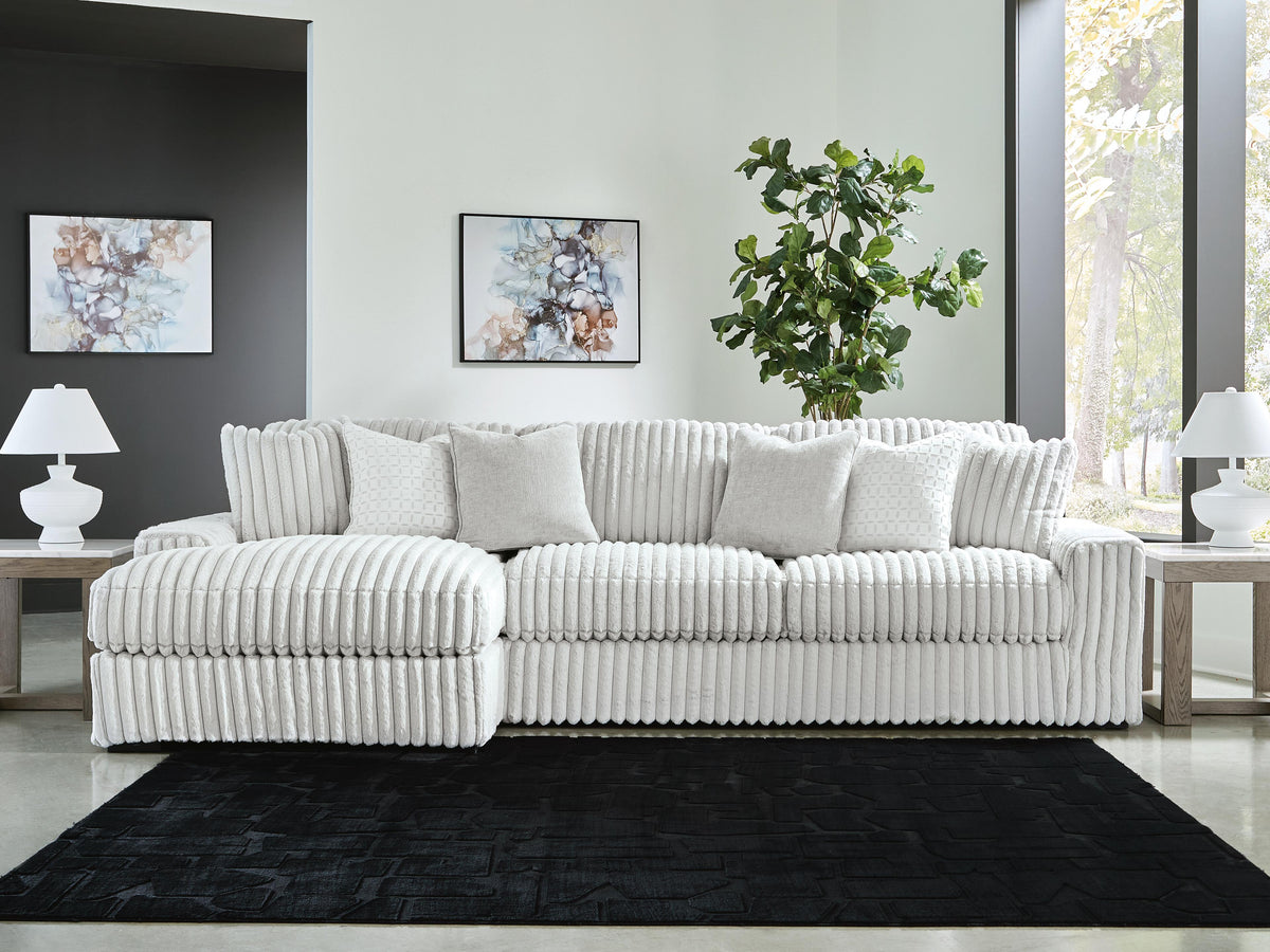 Stupendous 2-Piece Sectional with Chaise (25903-SI) - Image 2