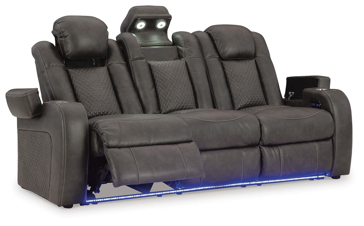 Fyne-Dyme Power Reclining Sofa, Loveseat and Recliner (36602-SI) - Image 9