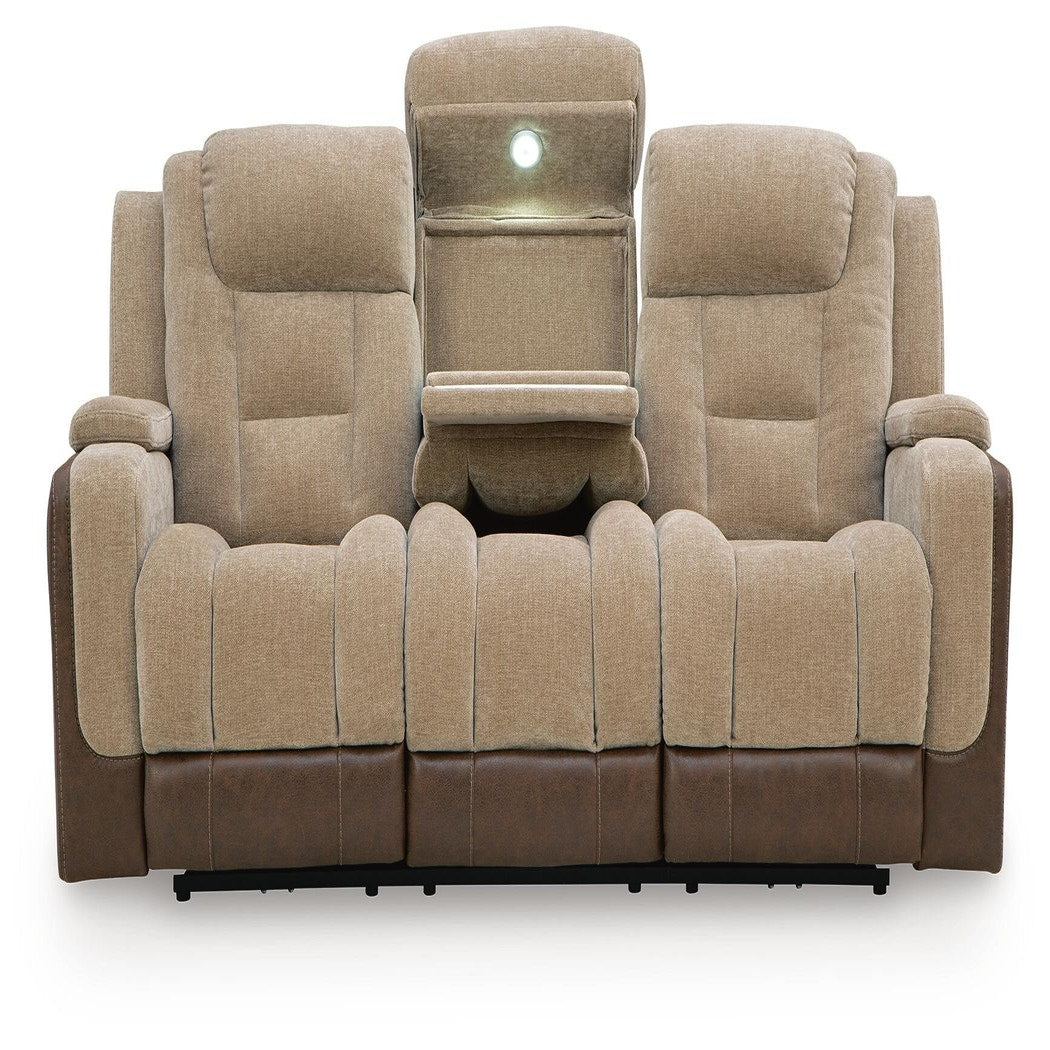 Mixed Motion Power Reclining Loveseat with Console (PC83504-SI) - Image 16