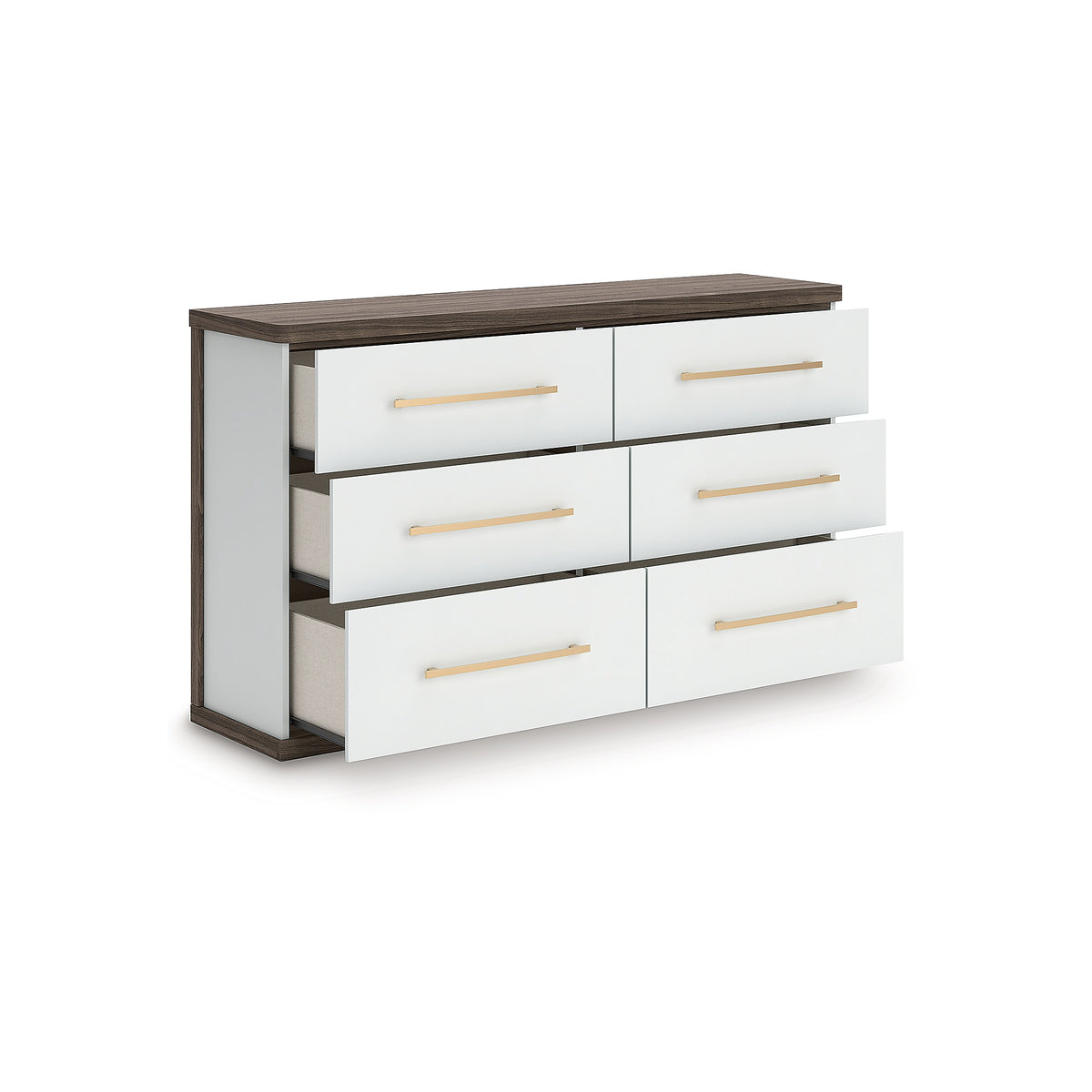 Kendanport Queen Upholstered Bed, Dresser and Nightstand (PCB1108-SI) - Image 4