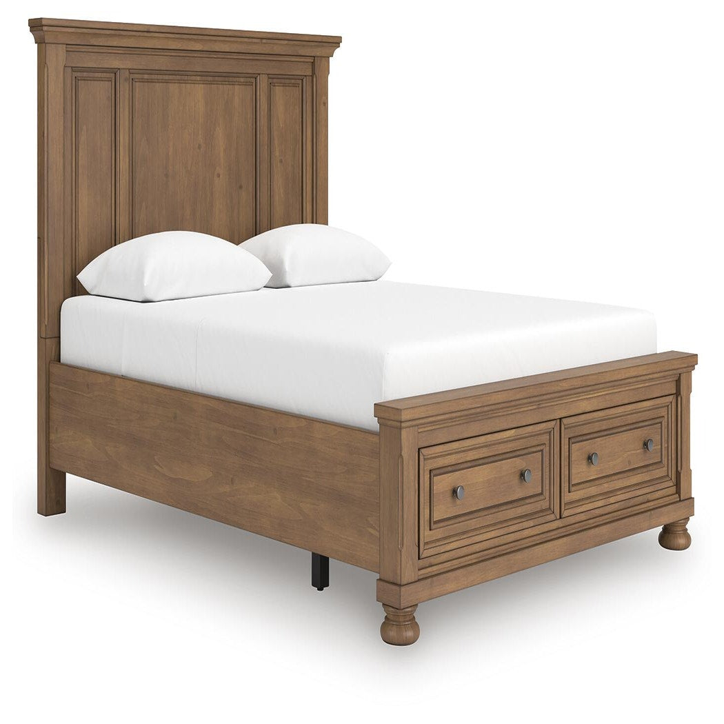 Feddinger Queen Panel Storage Bed (PCB779-SI)
