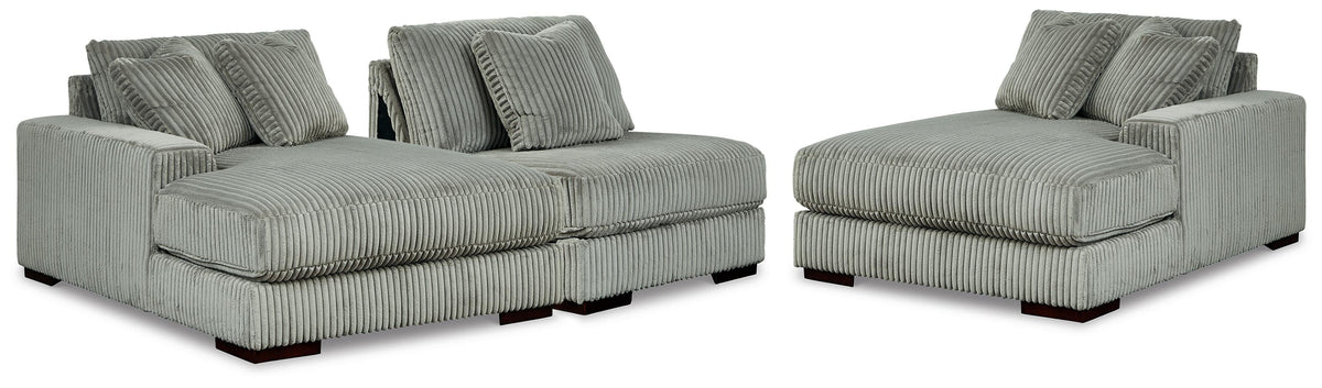 Lindyn 3-Piece Sectional with Double Chaise (21105-SI) - Image 2