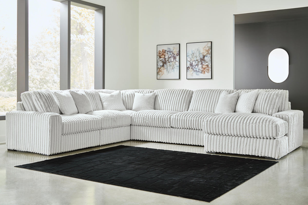 Stupendous 6-Piece Sectional with Chaise (25903-SI) - Image 2