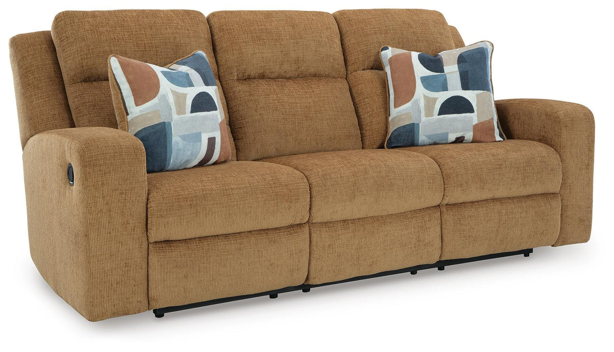 Kanlow Reclining Loveseat with Console (38605-SI) - Image 8