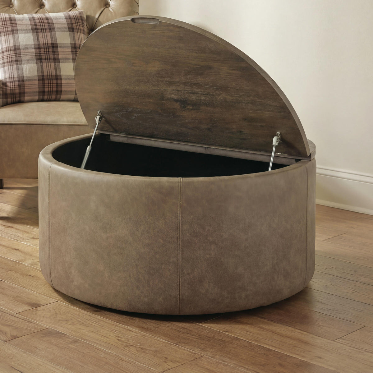 Bethanstone Storage Ottoman (A3000846-SI) - Image 5