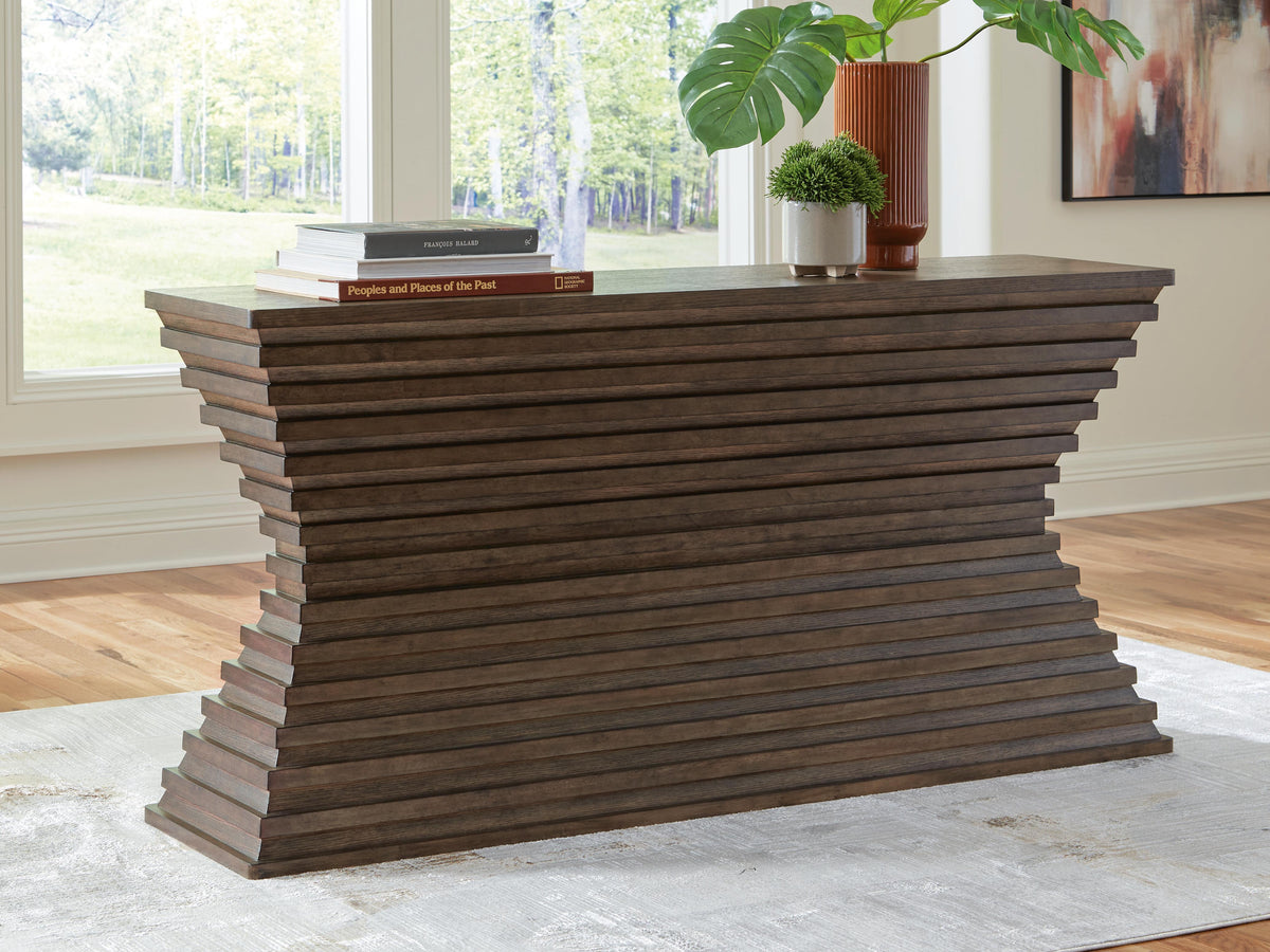 Hannodream Sofa Table - Warm Brown  (T821-SI) - Image 2