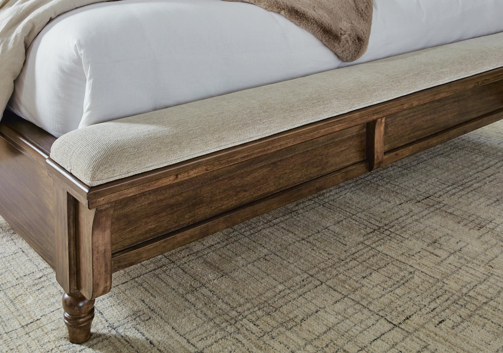 Sturlayne Upholstered Panel Bed - Brown  (B787-SI) - Image 7