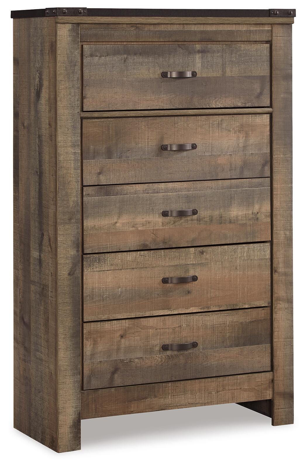 Trinell Bookcase Storage Bed, Dresser, Chest and Nightstand (B446-SI) - Image 4