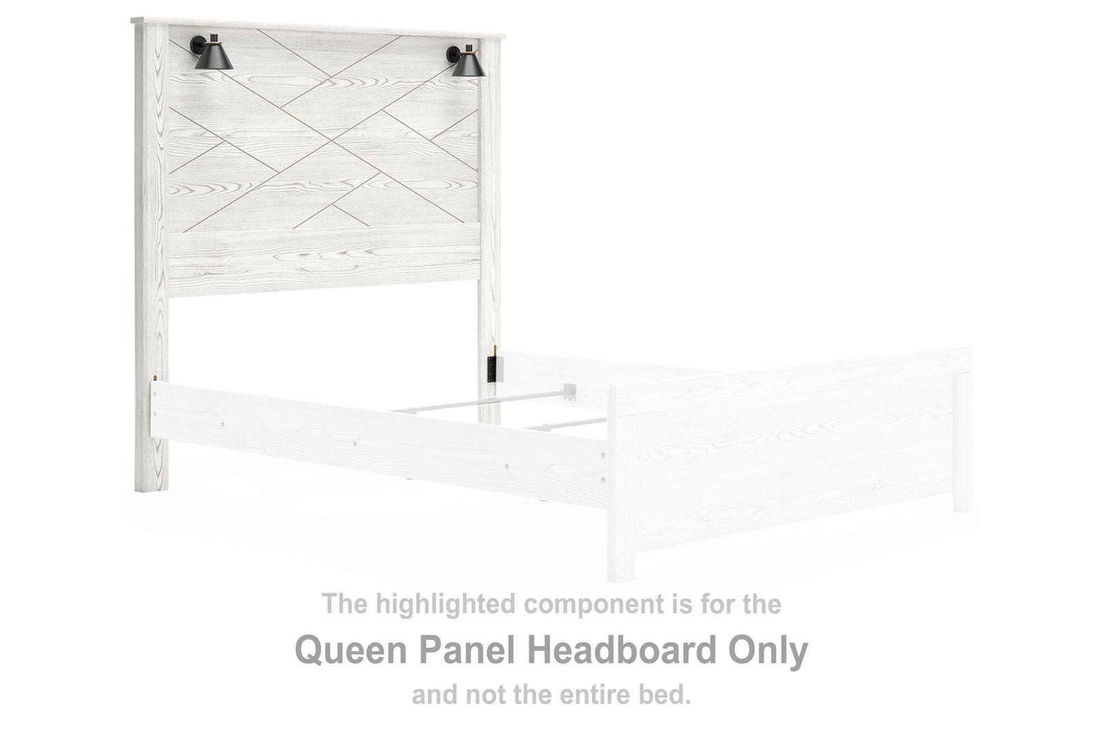 Gerridan Panel Headboard - White  (B1190-SI) - Image 5