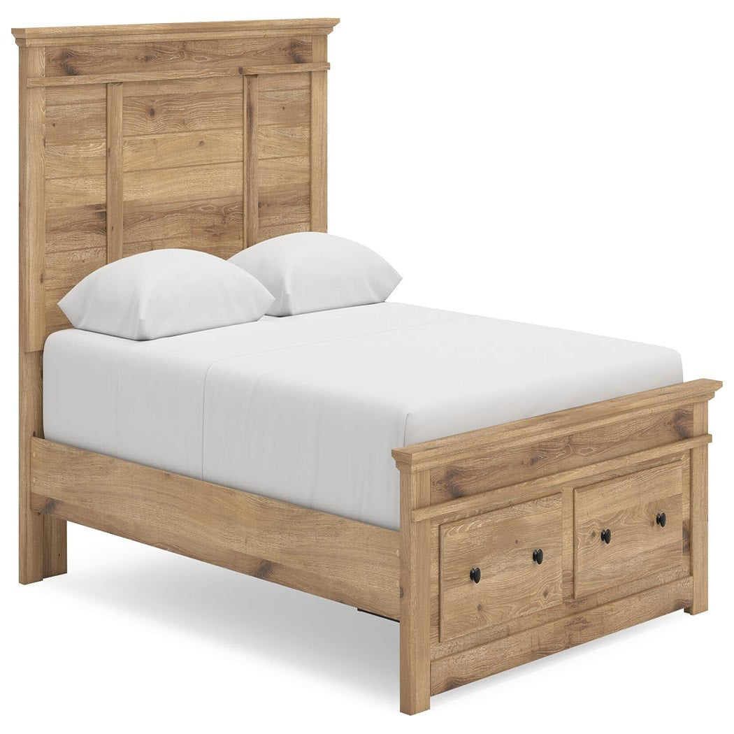Makidern Queen Panel Storage Bed (PCB1170-SI)
