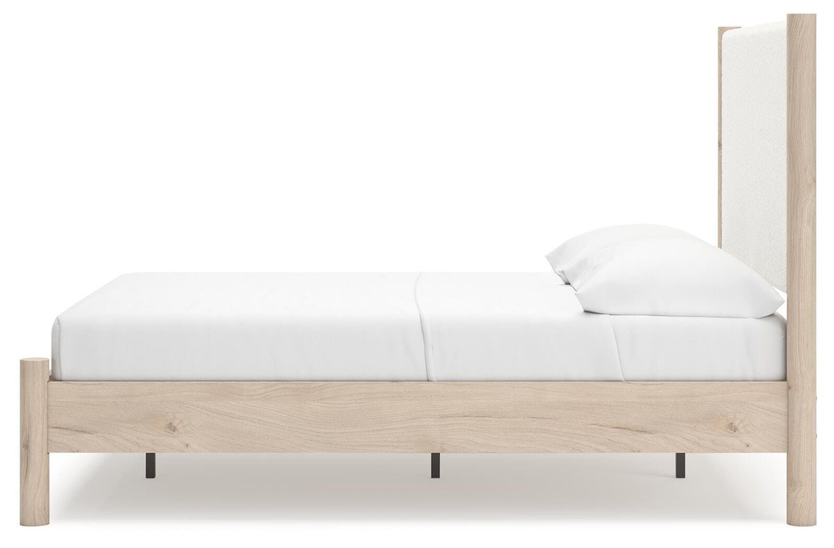 Cadmori Upholstered Panel Bed, Dresser and Mirror (B2615-SI) - Image 13